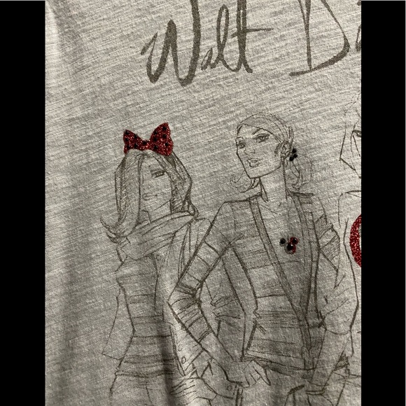 NWT Walt Disney World- Disney Parks Women’s Junior Authentic T-Shirt Gray Sz M - Picture 8 of 11